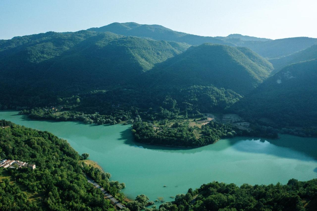 شقة La Vista Panoramica Piu Bella Ascrea المظهر الخارجي الصورة